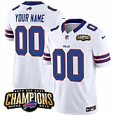 Men & Women & Youth Buffalo Bills Active Player Custom White 2023 F.U.S.E. AFC East Champions Ptach Football Stitched Jersey,baseball caps,new era cap wholesale,wholesale hats